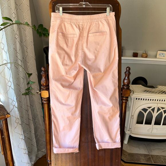 Gap Girlfriend Utility Khakis Small pink capri crop pants - Picture 6 of 10
